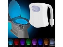 Lampa led multicolora pentru toaleta, cu sensor de miscare si lumina